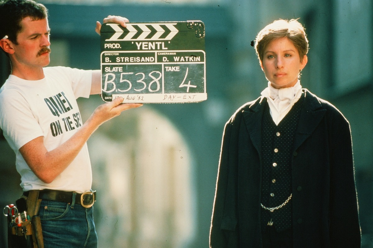 CIRCA 1983: Barbra Streisand stands ready to start a scene in the movie 