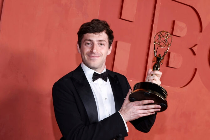 Alex Edelman at the HBO & Max Post-Emmy Reception held at San Vicente Bungalows on September 15, 2024 in Los Angeles, California.