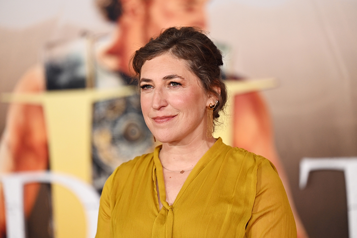 Mayim Bialik at the "Gladiator II" Los Angeles premiere held at the TCL Chinese Theatre on November 18, 2024 in Los Angeles, California. (Photo by Gilbert Flores/Variety via Getty Images)