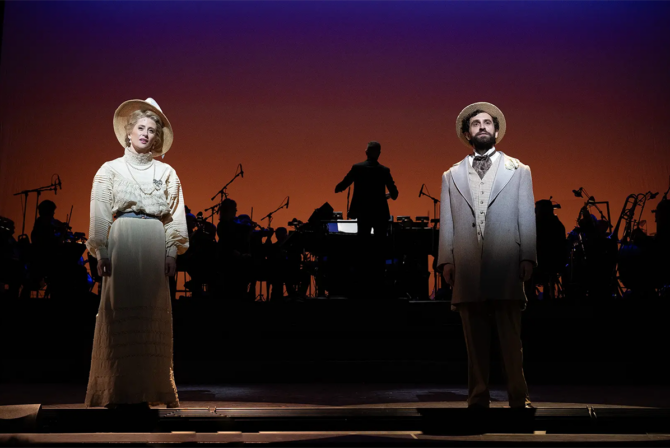 Caissie Levy and Brandon Uranowitz in "Ragtime"