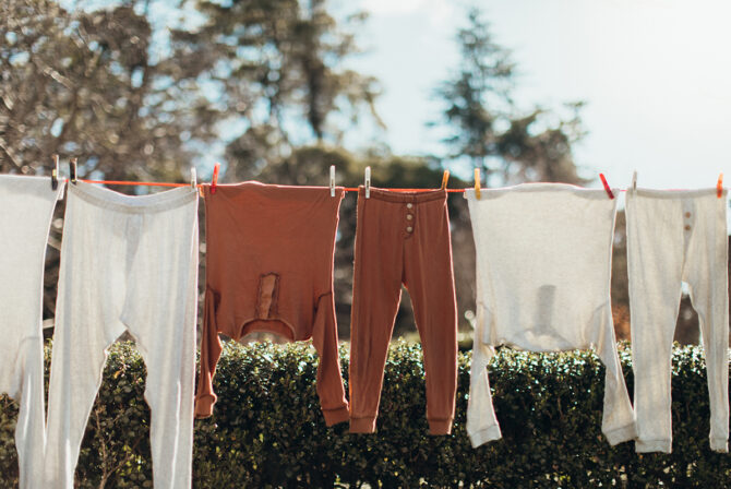 Family Washing on the Line